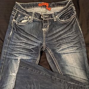 Chopped Hem Zanadi Bling Jeans